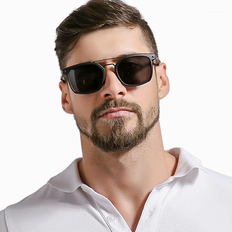 

Square Custom Made Myopia Minus Prescription Polarized Lens Sunglasses Men Designer Vintage Driving Sun Glasses Male FML1