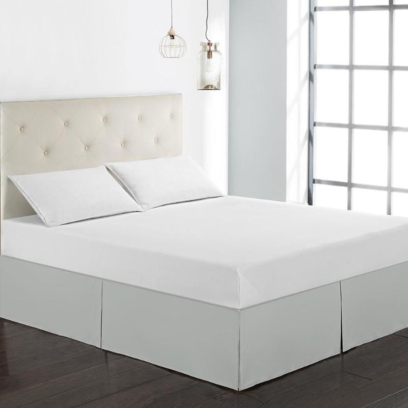 

Bed Skirt Solid Color Dust Ruffle Queen King Full Twin Size Bed Skirt Cover Skirts For Beds