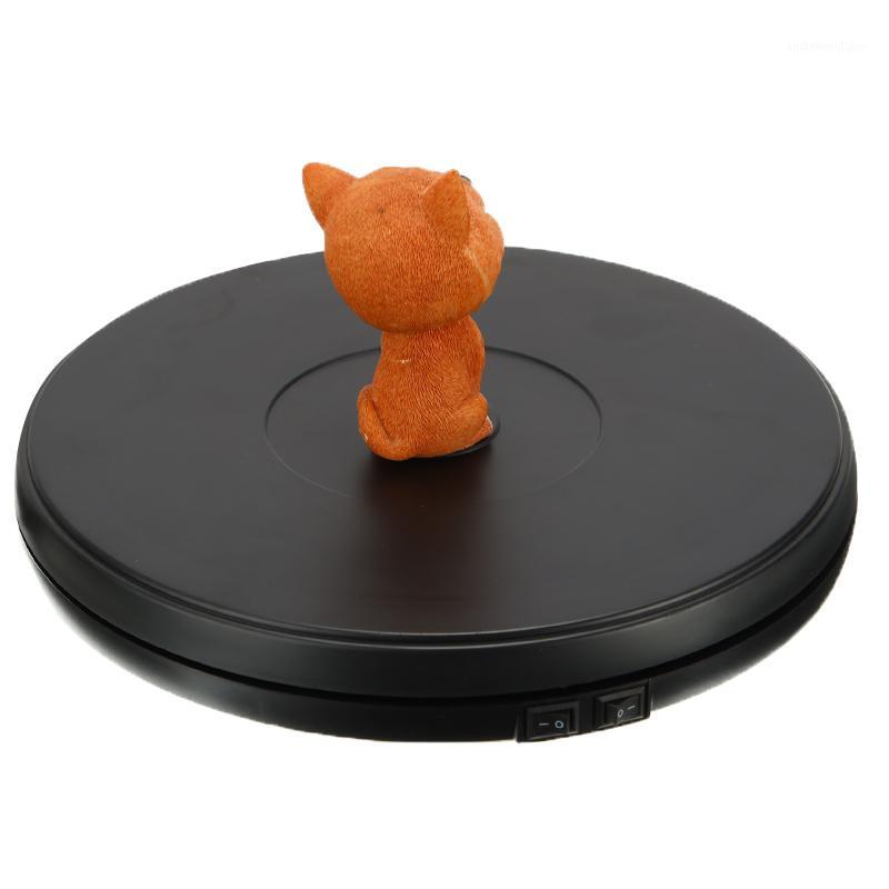 

25cm Electric Rotary Heavy Duty Rotating Jewelry Watch Display Stand Base Jewellery Packaging Motorized Turntable With LED Light1