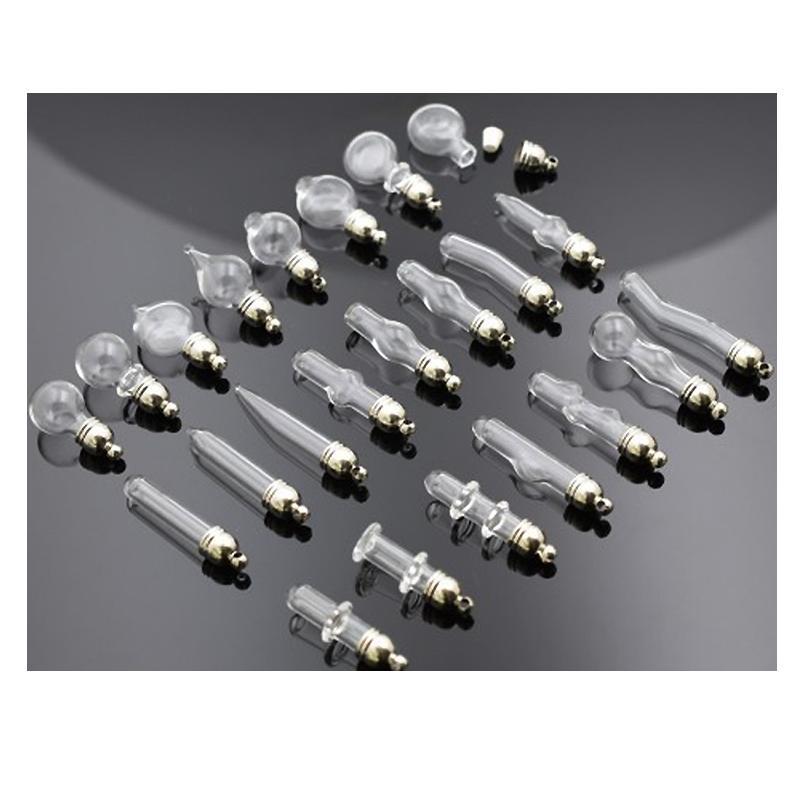 

10pcs 5mm Glue Cap Glass Vial Pendant Locket Charms Mini Wishing Glass Bottles With Tassel Cap Name On Rice Art Jewelr bbyOMd