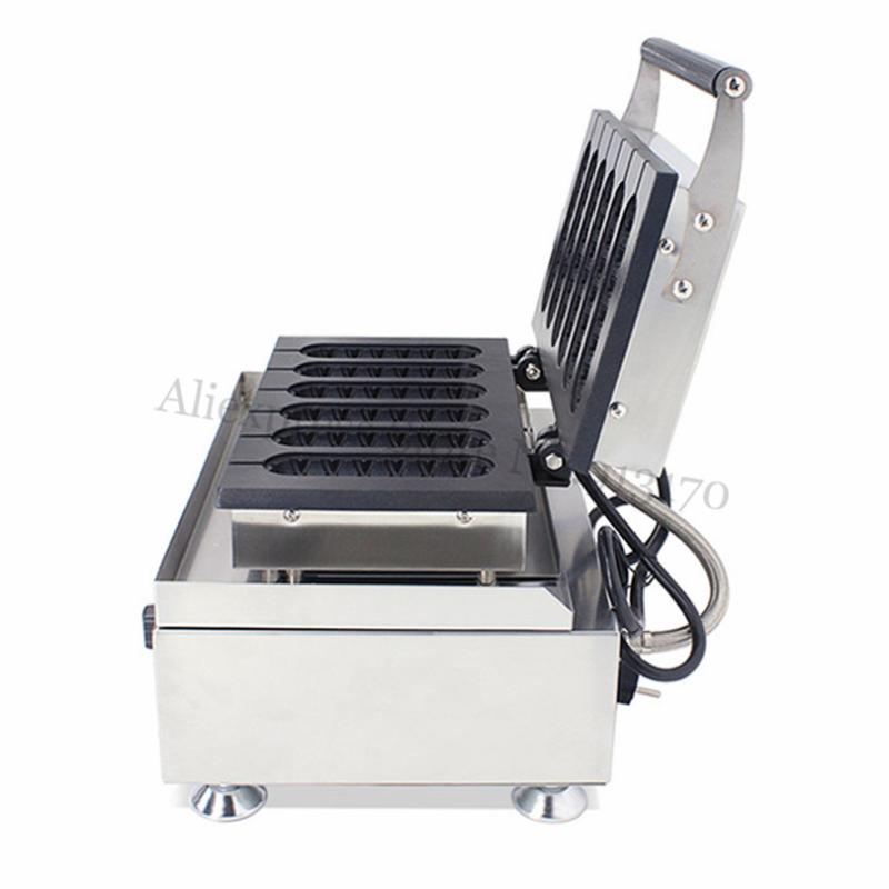 

Nonstick French Muffin Hot Dog Waffle Machine Stainless Steel Hotdog Lolly Waffle Baker Maker Snack Device 220V 110V Brand New