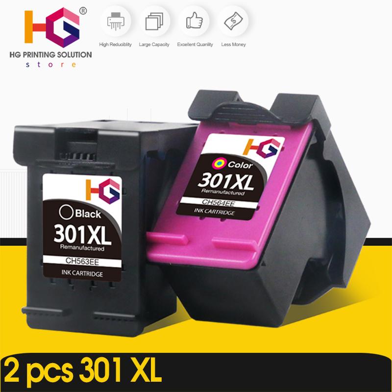

2pcs 1set replacement for 301 301 xl DeskJet Deskjet 2050S 2510 2540 3050a 3054 1000 1050 1510 2000 2050printer