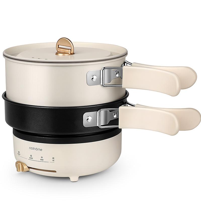 

Electric Foldble Travel Multi Cooker Purpose Split Collapsible Pot Decocting Hot Pot Home Portable Frying Pan Slow Cooker