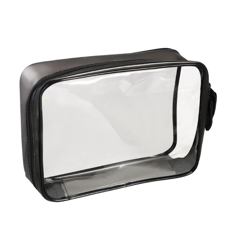 

Travel Makeup Fabala Waterproof Cosmetic Portable Multi-functional Storage PVC Transparent Zipper Lightweight