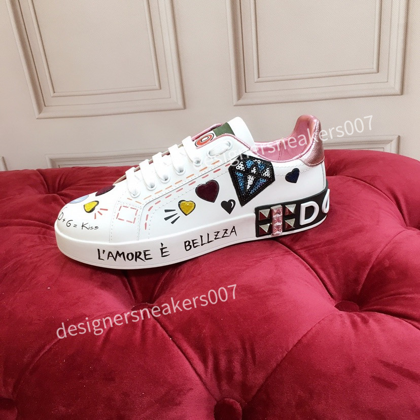 

2021the Womans arrival Casual Shoes White Black Red Fashion Mens Women Leather Breathable Shoes Open Low sports Sneakers hc191007, 09