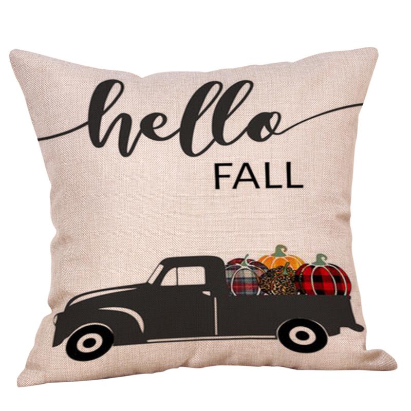 

Halloween Ghost Witch Pumpkin Car Cushion Cover Throw Pillow Case Decor