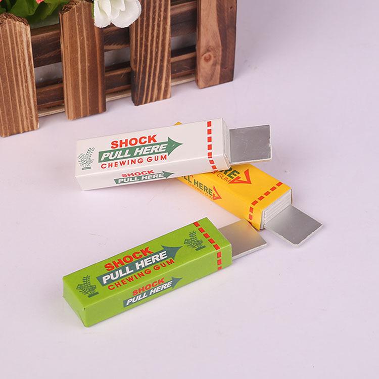 

Electric Shock Joke Chewing Gum Pull Head Shocking Toy Gift Gadget Prank Trick Gag Funny