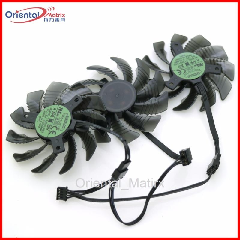 

T128010SU DC12V 0.35A 75mm Fan For Gigabyte GTX1050 1060 1070 1080 G1 N950OC N960G1 N970 Graphics Card Cooling Fan