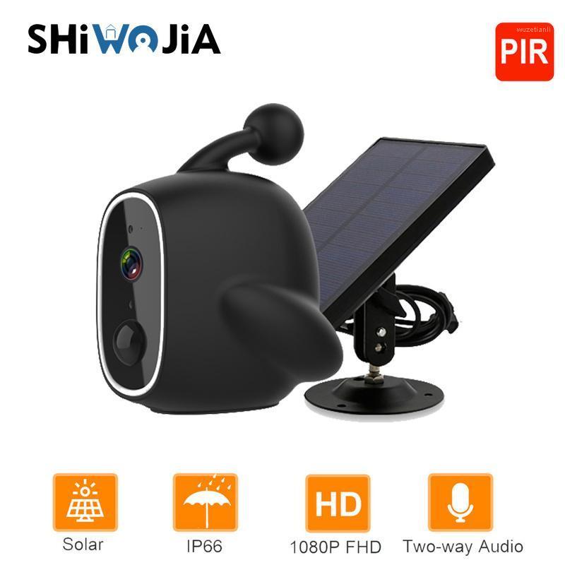 

SHIWOJIA 1080P Mini Solar Camera Wifi Outdoor IP67 Waterproof Power Battery IP Camera 1080P PIR Surveillance Security CCTV Cam1