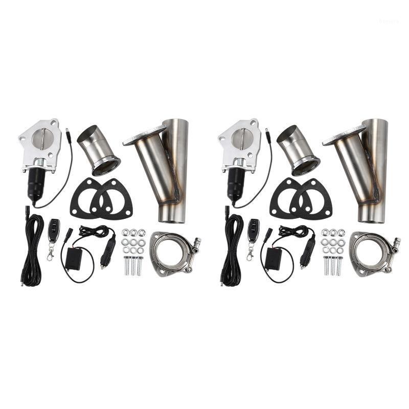 

Electric Stainless Exhaust Cutout Cut Out Dump Valve/Switch with Remote Control TP024A+TP022A1