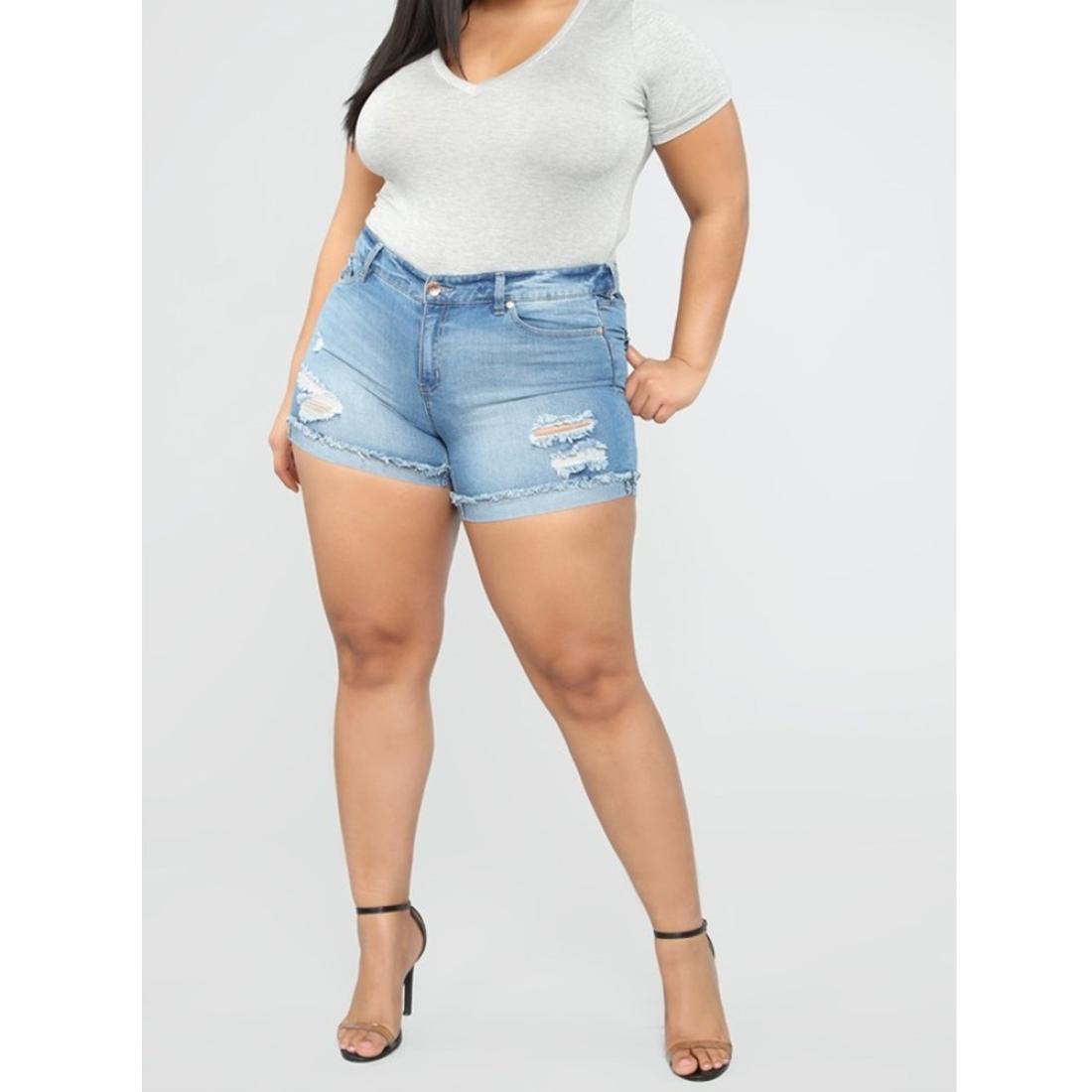 

Plus Sized Cowgirl Shorts Hot Pants, Black;white