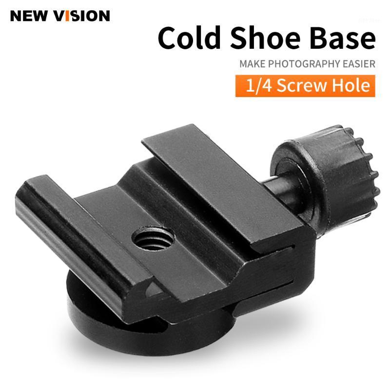 

High-Quality Metal Tripod Cold Hot Shoe Mount Adapter Base Bracket with 1/4 Mounting Screw for Godox Speedlite Flash1