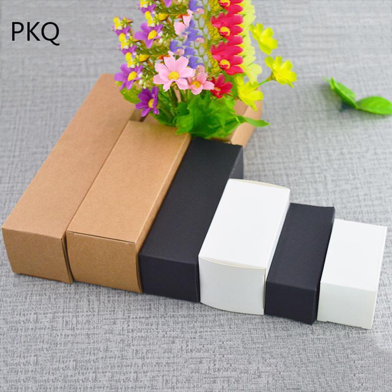 

50pcs White paper cardboard box for packing ,DIY black gift packaging boxes,brown kraft paper candy boxes handmade soap boxes1