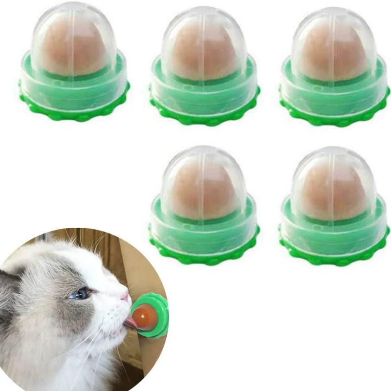 

1PC Cat Catnip Catnip Healthy Candy Licking Energy Ball Kittens Cat Toy Dropshpping Keep TSLM Dropshipping