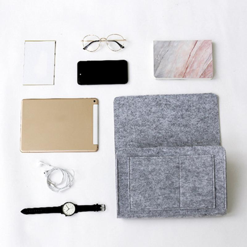 

2020 New Portable Storage Bag Felt bedside storage bag student dormitory bed remote control book