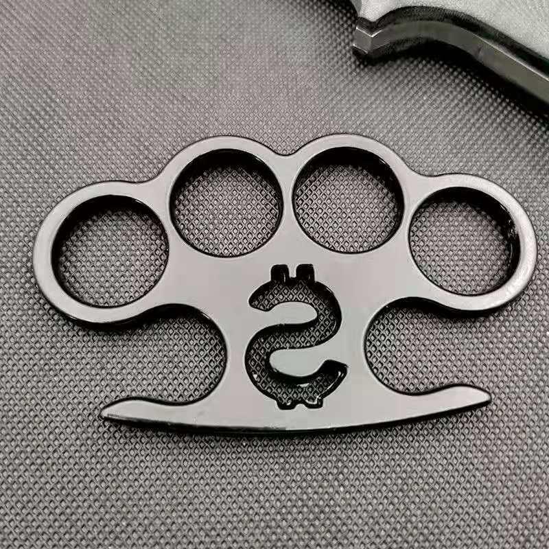 

2021Alloy finger tiger four finger self-defense weapon portable hand clasp fist finger martial arts self-defense combat training equipment