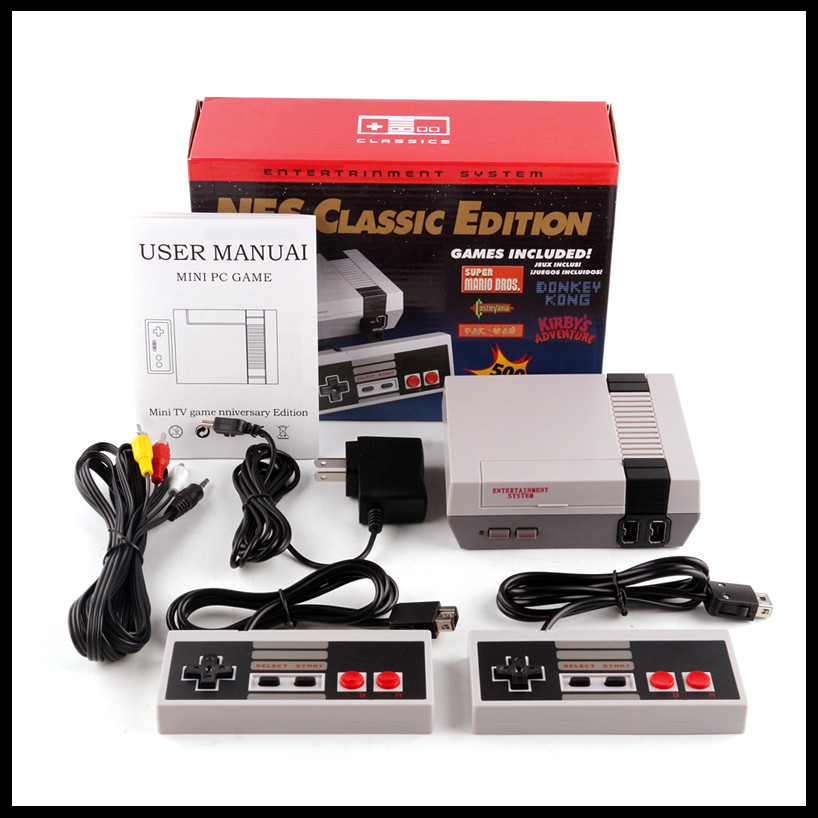 

Classic Game TV Video Handheld Console Newest Entertainment System Classic Games For 500 New Edition Model NES Mini Game Consoles DHL