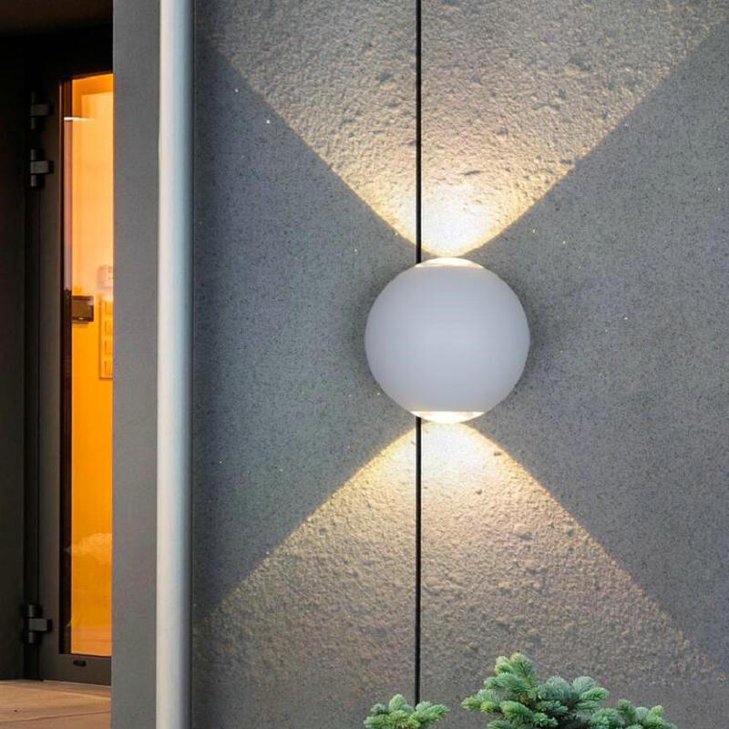 

IP65 Waterproof 12W CREE COB LED Wall Light Modern Home Lighting Decoration outdoor wall lamp Aluminum Wandlamp 2head