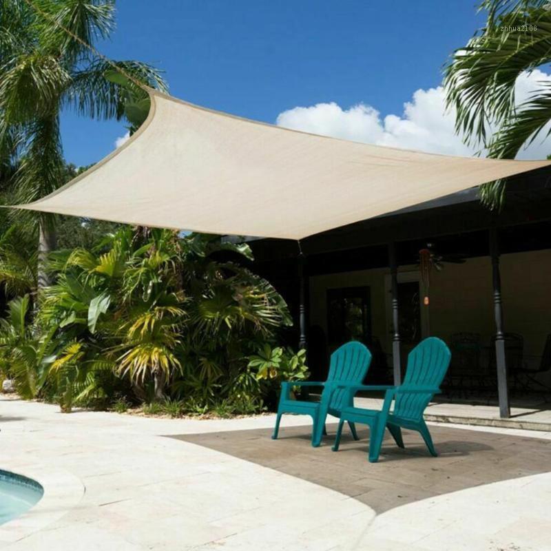 

360×290cm Sun Shade Sail Outdoor Garden Waterproof Awning Canopy Patio Cover Tent1, Blue