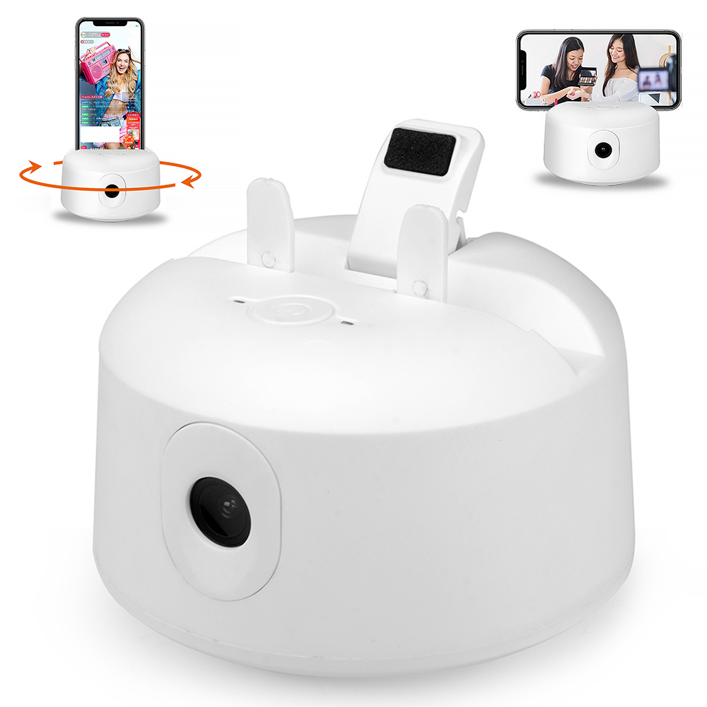 

Smart AI Face Tracking Mobile Phone Holder VLOG Shooting Phone Stand Universal 360 Degree Tracking For Video Call Live Streaming Y1128