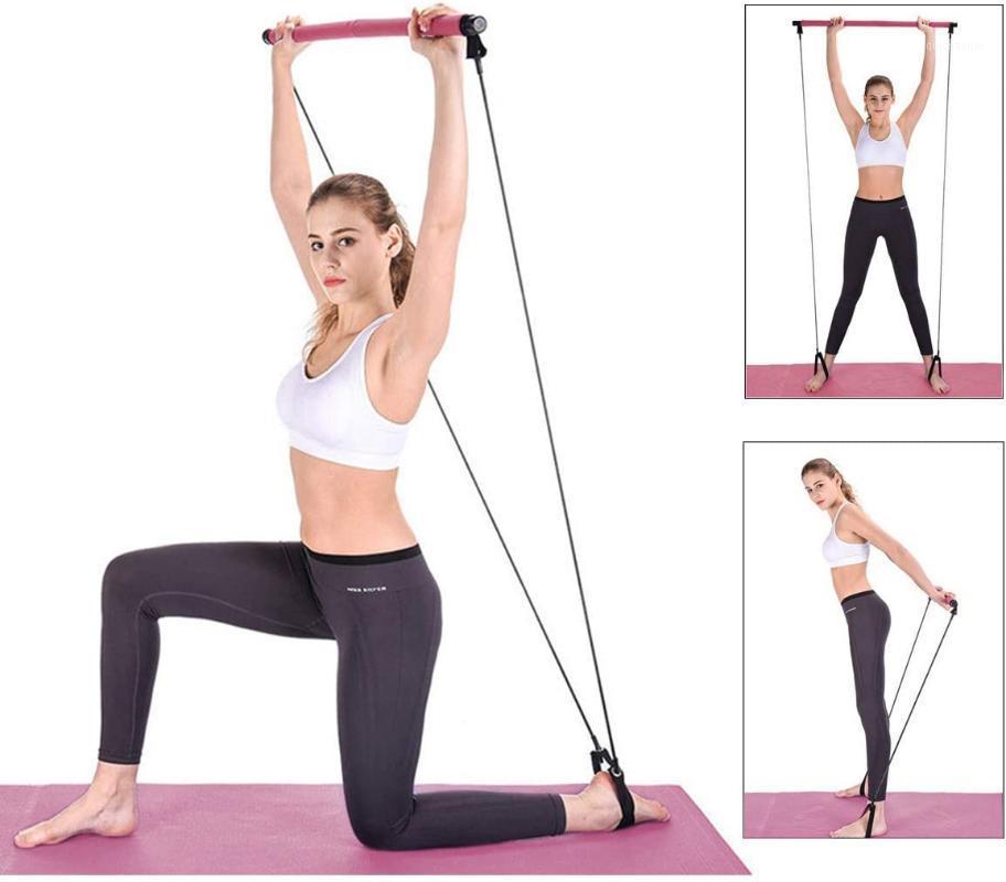 

Pilates Exercise Bar Kit Lightweight Resistance Band Toning Bar Home Gym Portable Pilates Workout Stick Fitness Sport Yoga Rope1