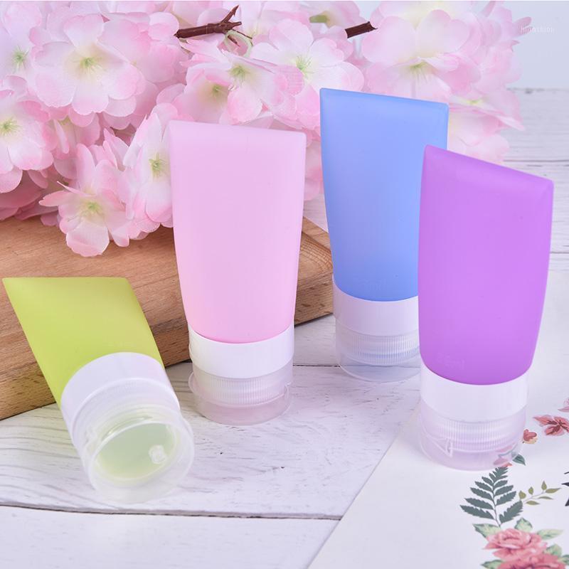 

Travel Refillable Bottles Silicone Skin Care Lotion Shampoo Gel Squeeze Bottle 38/60/80ml Tube Containers Squeeze Kits Drop ship1