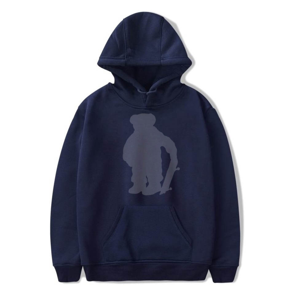 

Men and Women's Street style Skateboard fashion blue hoody winter bear printing hoodie hip hop DYDHGMC219, Blue01