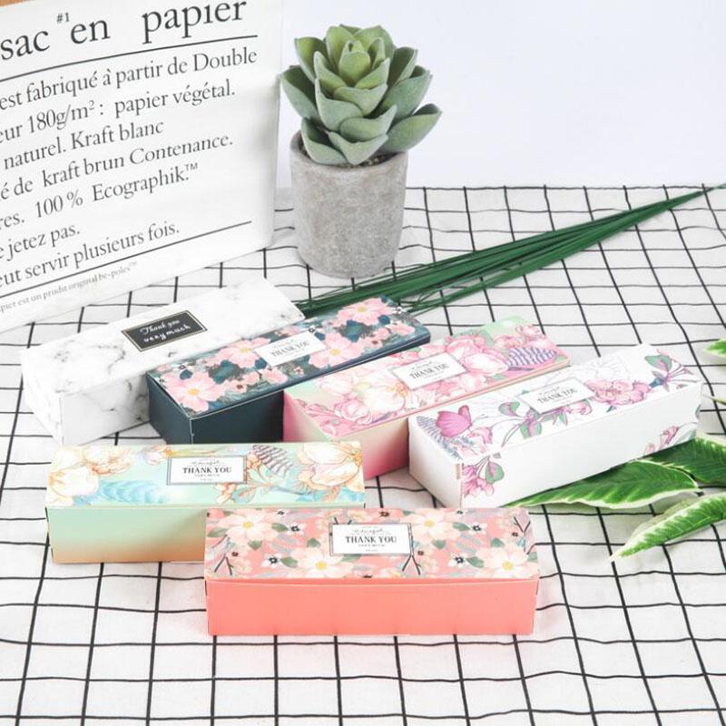 

20pcs Creative Floral Chocolate Chip Cookie Box Wedding Decoration Wedding Favors and Gift Box Decoration Craft DIY Hot1