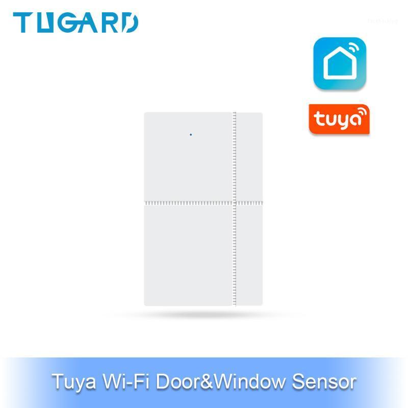 

Tuya Smart WiFi Window&Door Sensor 433mhz Wireless Window Door Magnet Sensor Detector Work With Alexa&Google Assistant&IFTTT1
