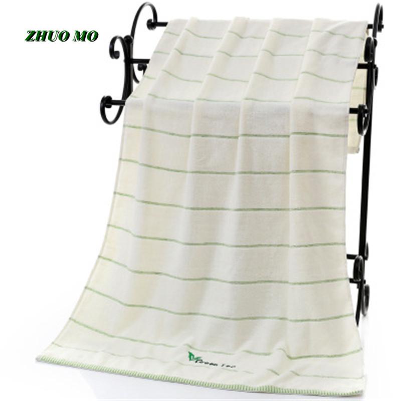 

2pcs 70*140cm Bath Towels Super Soft Striped Embroidery Cotton for Adults Shower Home Face Hand Clean Bathroom Travel Towel, Set 6