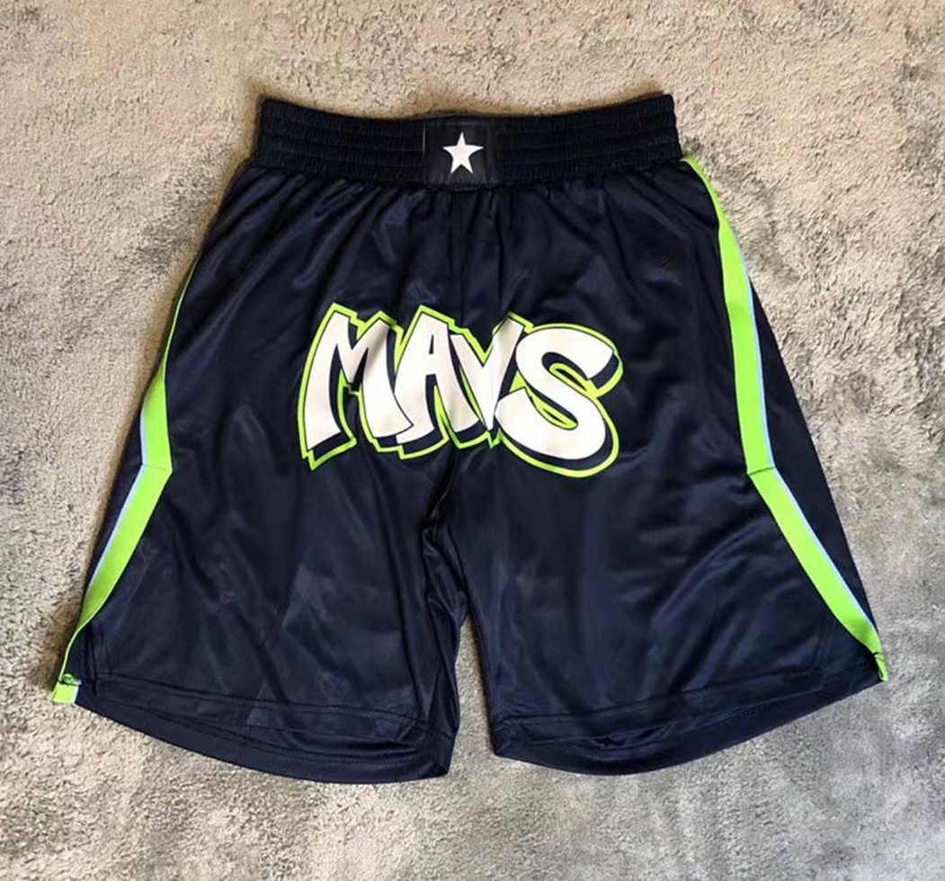 

Dallas Mavericks Men Basketball Shorts Pocket pants By Mitchell & Ness Retro S-2XL, Black;red