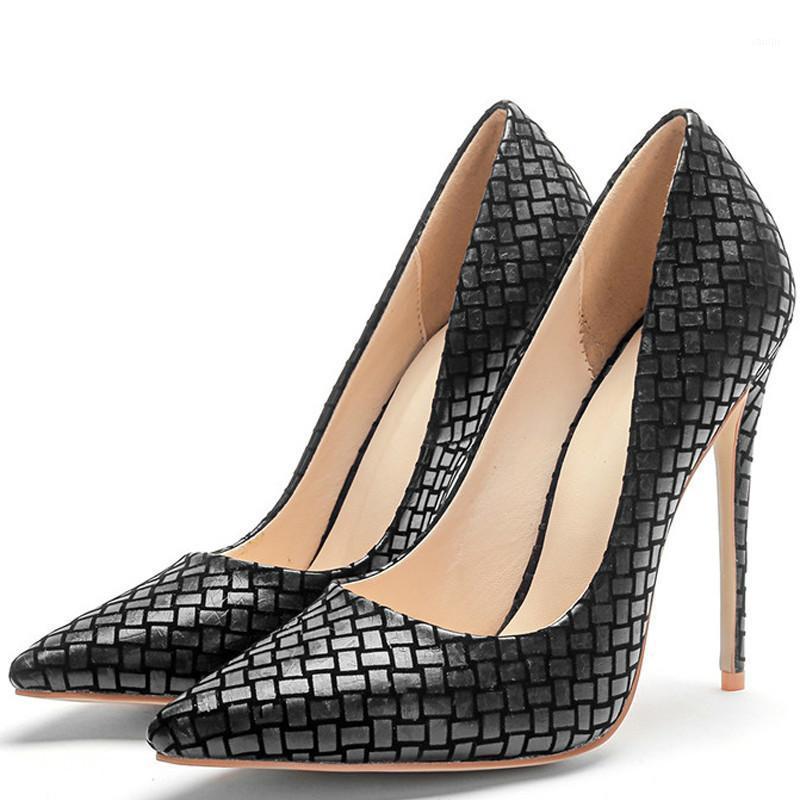 

YECHNE Woman Hook Shoes Sexy Women High Hooks Shoes Wedding Party Pumps Stiletto Pumps Plus Size 33 43 Black Shoe1