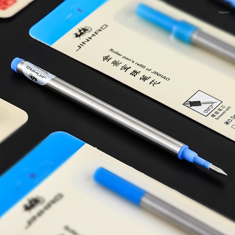

10PCS Set Ballpoint Pen Refill JINHAO Standard Blue Ink Rollerball Pen Refill 0.5MM 0.7MM Office School Accessories1