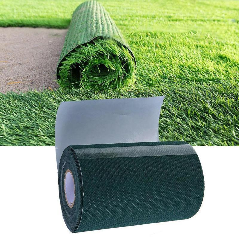 

5M/10M Self Adhesive Joining Green Tape Synthetic Lawn Grass Artificial Turf Seaming Decoration Garden Supplies1