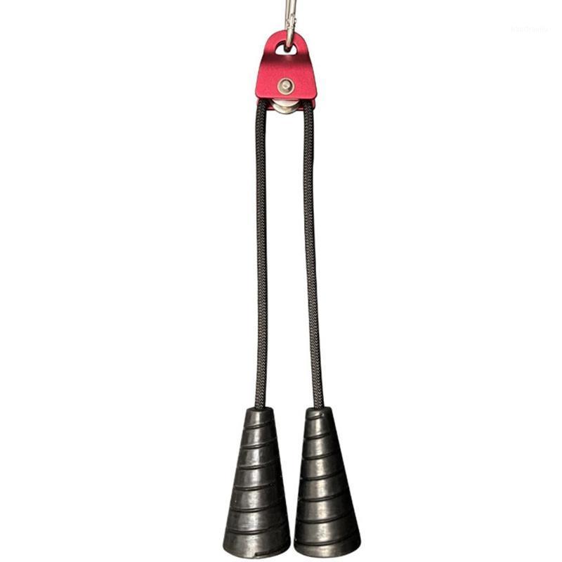 

Biceps Triceps Drawstring Dual Grip Rope Pull Down Cable Training Gym Attachment U7EF1