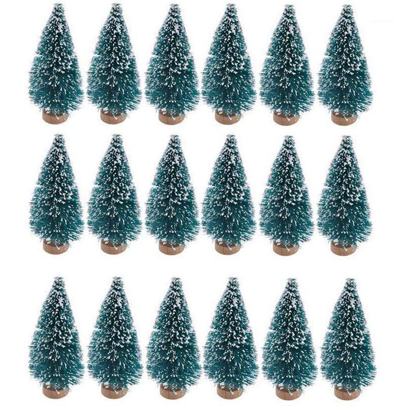 

100 Pcs Christmas Tree Mini Christmas Tree a Small Pine Decoration Placed in the Desktop Merry Mini1