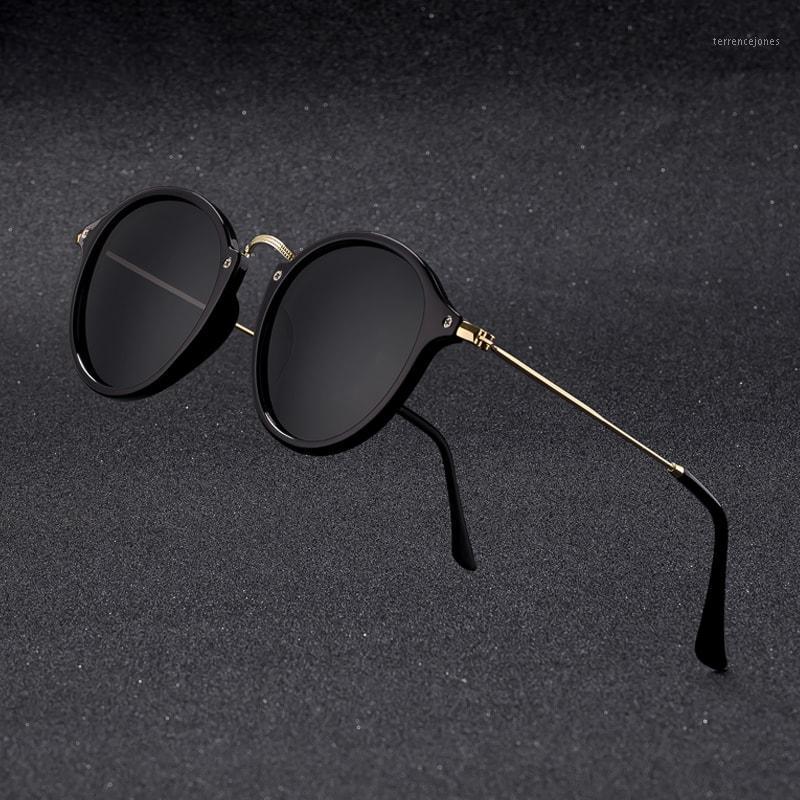 

Sunglasses 2021 Fashion Style Arrival Round Coating Retro Men Women Brand Designer Vintage Mirrored Glasses1
