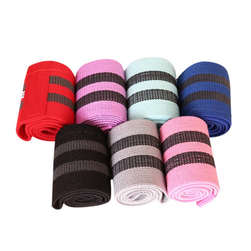 

New Squats Yoga Resistance With Non-slip Fit Yoga Annular Elastic Beautiful Buttock Boo Circle Cable Machine
