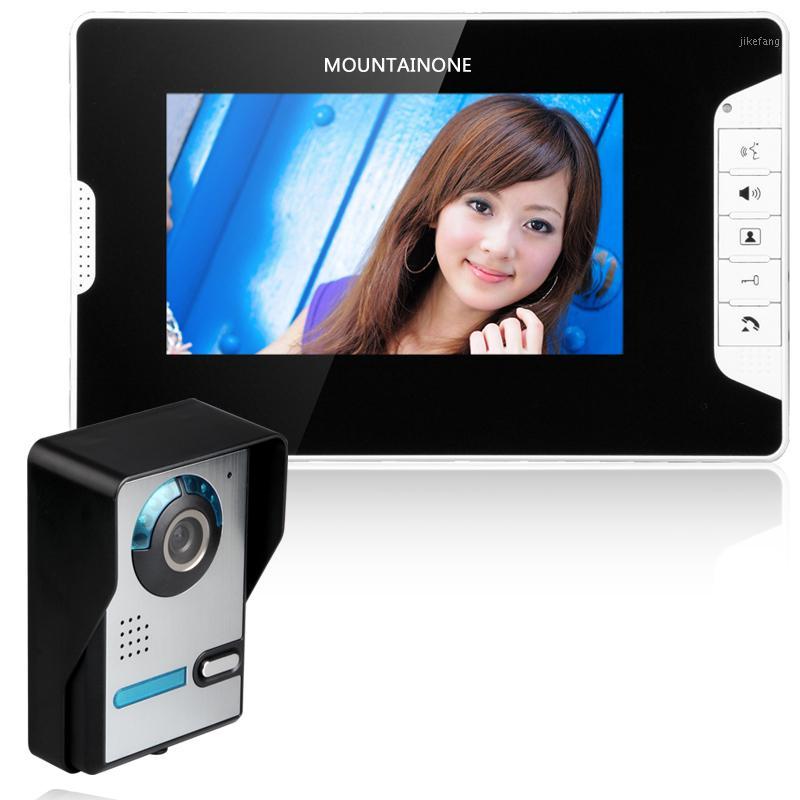 

Video Door Intercom Entry System Kit Wired Video Doorbell Phone Rainproof Call Panel IR Camera for Home Villa Building Apartment1