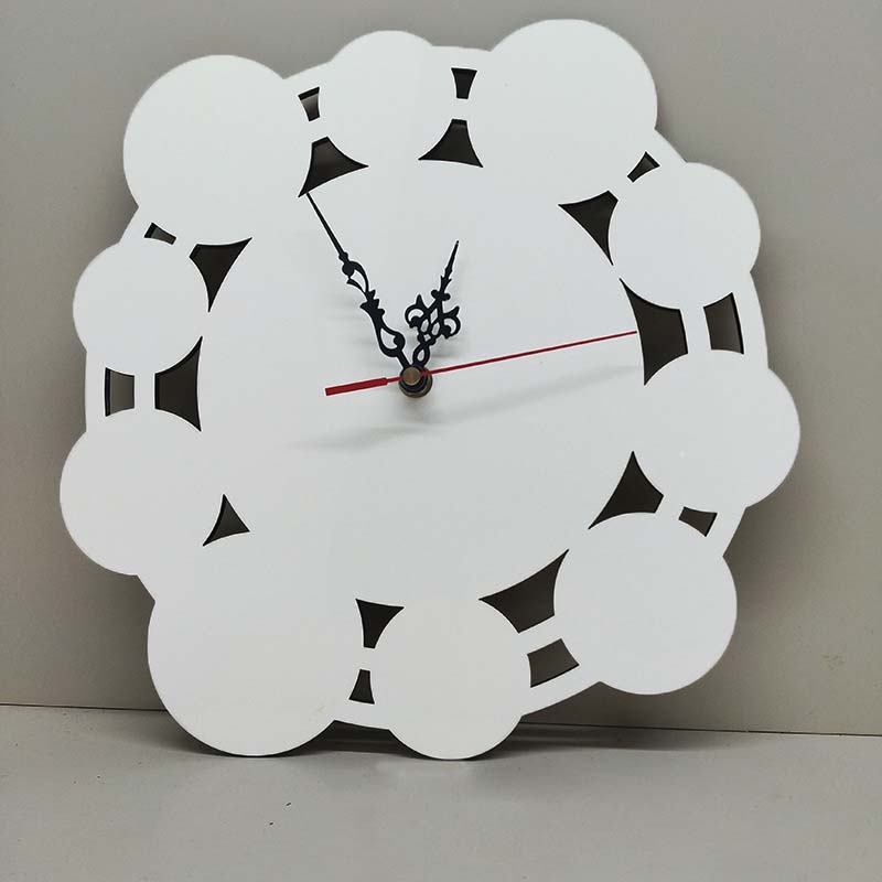

Process clock DIY photo design 12 inch thermal sublimation design wood thermal transfer printing MDF wall clock (Only Clock face)