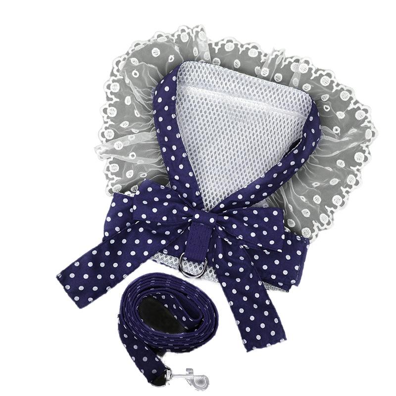

Cat Dog Harness Vest Pet Dog Lead Leash Set Cute Floral Chest Strap Yorkshire Poodle Bichon Pomeranian Schnauzer Costume