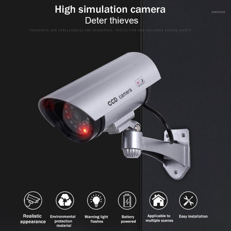 

Simulation Camera Security Camera Red LED Flashing Realistic Simulation Monitor Anti-theft Camcorder Highly Emulated Appearance1