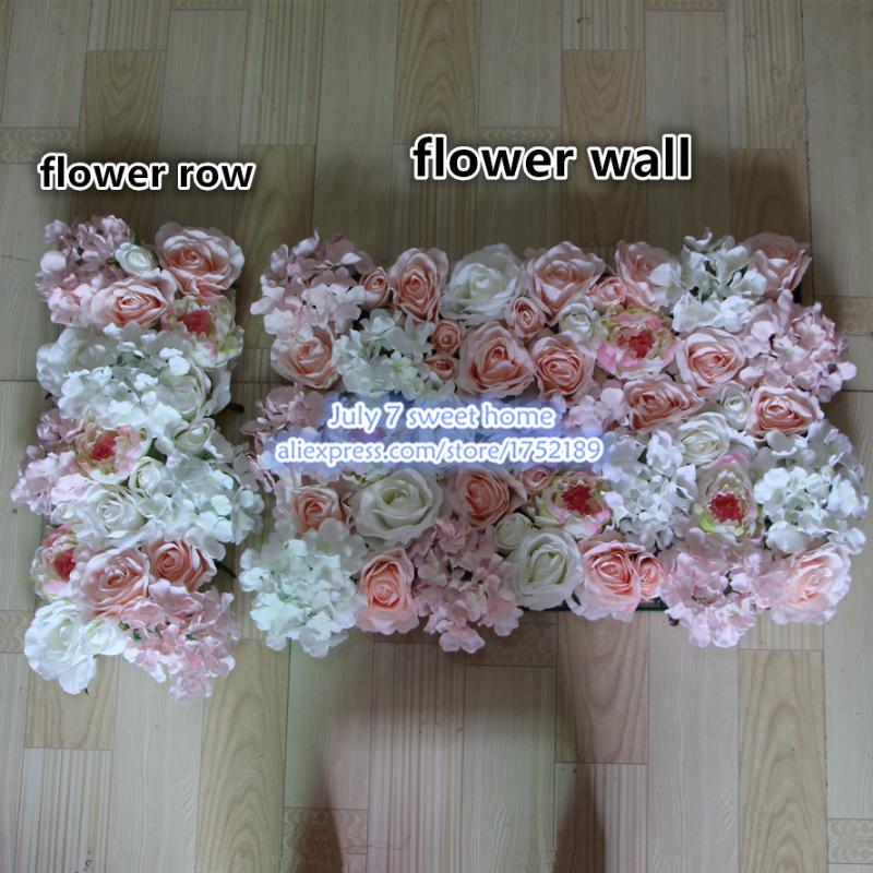 

NEW 10pcs/lot Artificial silk rose Pink peony core flower wall wedding background lawn/pillar road lead market decoration, Flower row