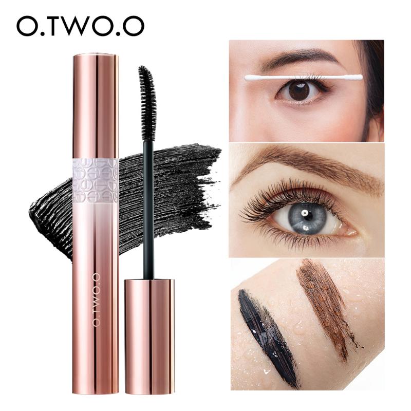 

O.TWO.O Makeup Mascara 4D Volume Eyelashes Mascara Lengthening Eyelashes Makeup Waterproof Non Staining Eye Cosmetics