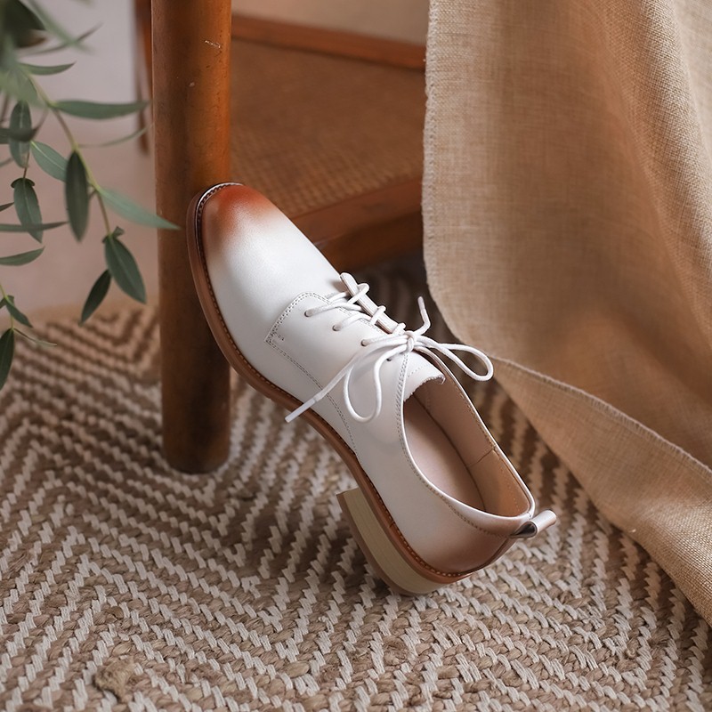 

2021 New Hot Genuine Woman Down Heels Pumps Lace Till Spring Ladies Shoes M2KT, Coffe