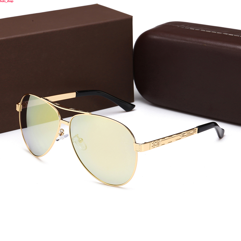 

New popular sunglasses men metal vintage sunglasses fashion style pilot frameless UV 400 lens with original case hots, White;black