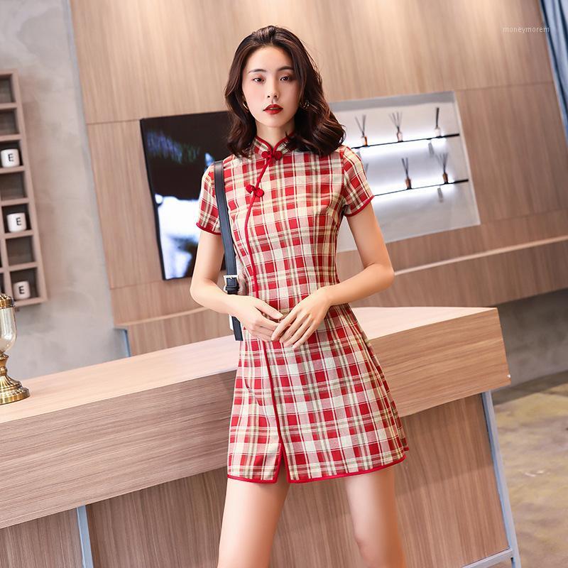 

2021 spring festival young girls Chinese Cheongsam qipao dress1