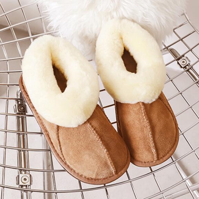 

Soft Plush Home Slippers Men woman Indoor Cotton Shoes Winter Sneakers shoes woman Floor Warm Furry sheepskin Fur Slipper sh8 201125, Gray