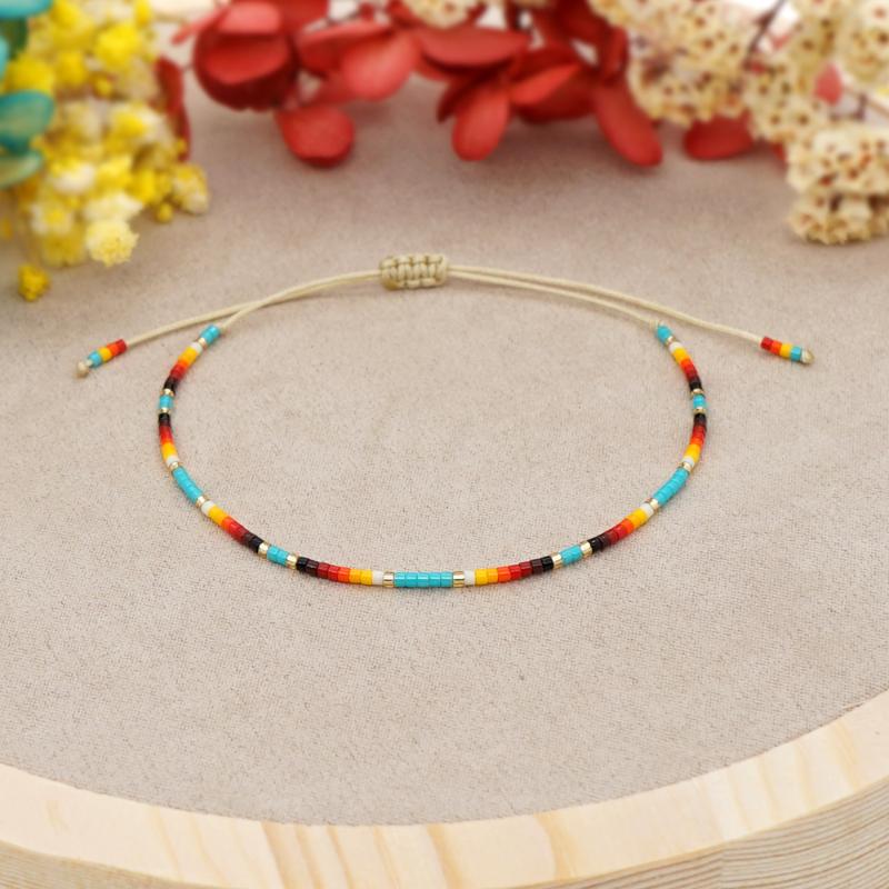 

Charm Bracelets Go2boho Boho Bracelet For Women 2021 Summer Miyuki Beaded Rainbow Jewellery Bohemian Friendship Jewelry Gift Pulseras