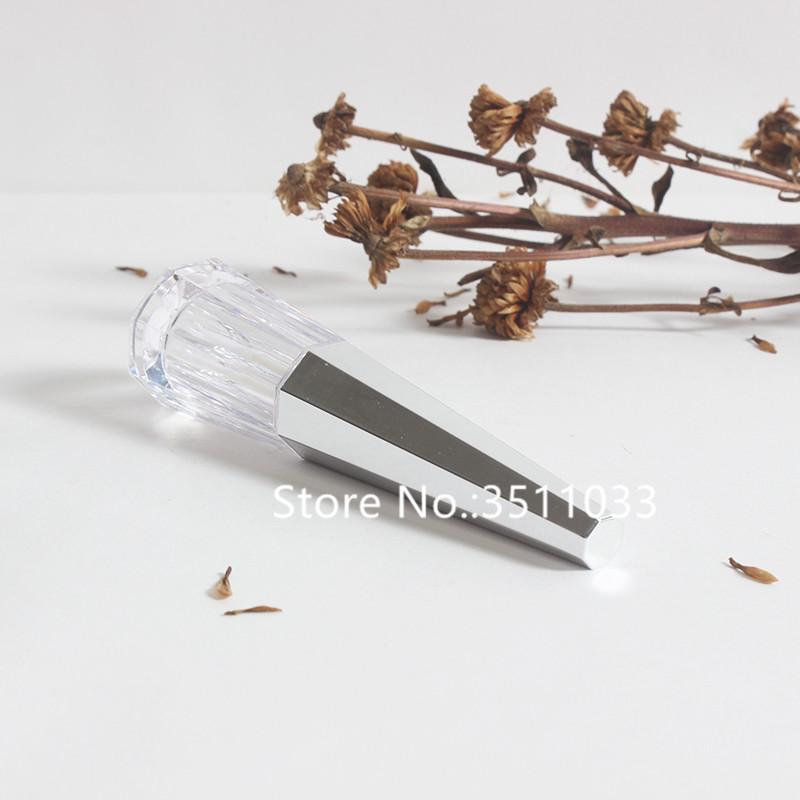 

20PCS 50PCS Elegant Silver Empty Lip Gloss Tube Bottle Plastic Clear Cosmetic Lip Oil Container Tube Professional Lipstick